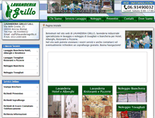 Tablet Screenshot of lavanderiagrillo.it